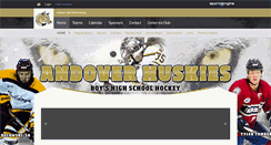 Desktop Screenshot of andoverhockeymn.com